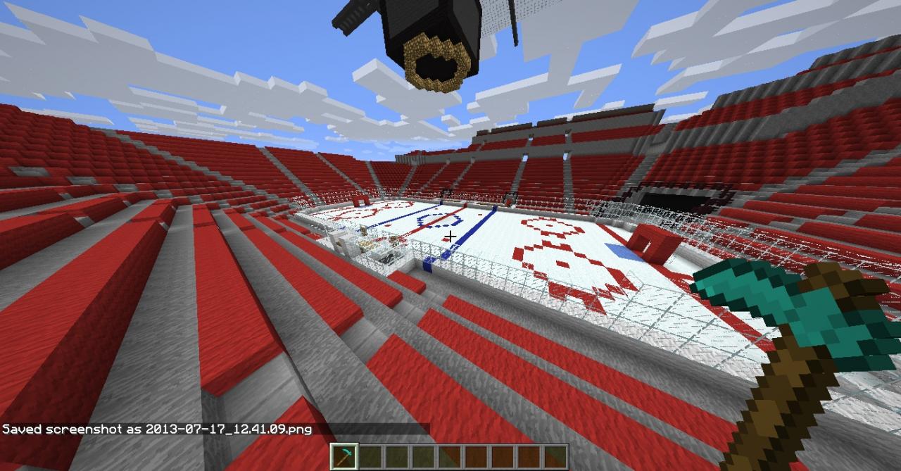 Hockey Arena Minecraft Map