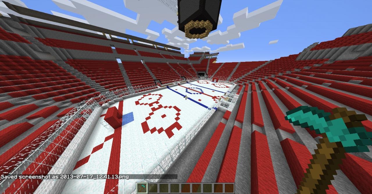 Hockey Arena Minecraft Map