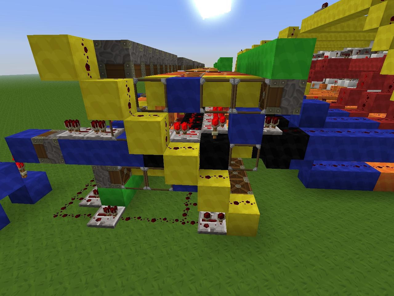 24Hour Digital Clock Minecraft Map