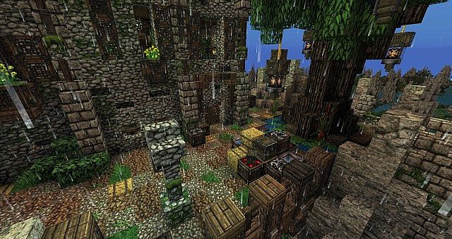 The entrance balcony to the outwork