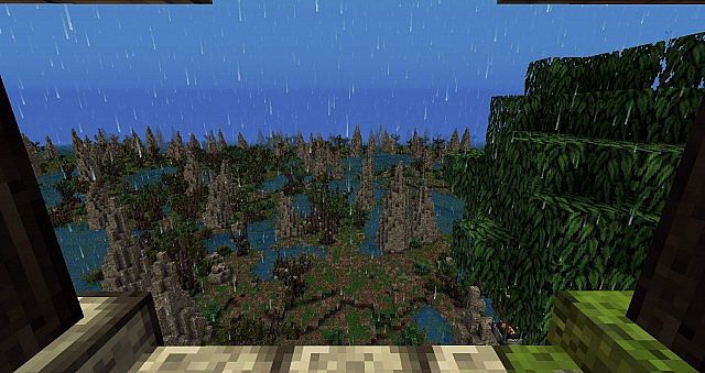 The view from the balcony attached to suite 1