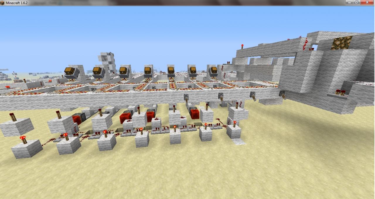 Advanced Redstone Storage System Minecraft Map