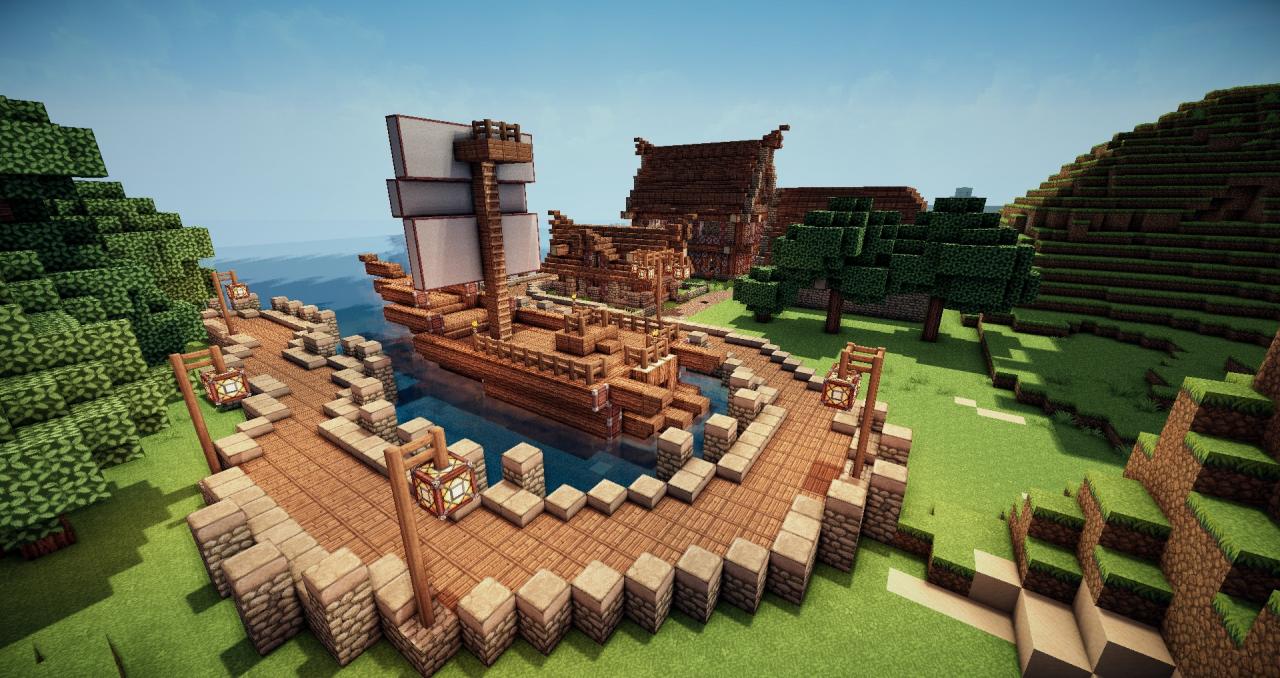 Medieval Port Minecraft Map