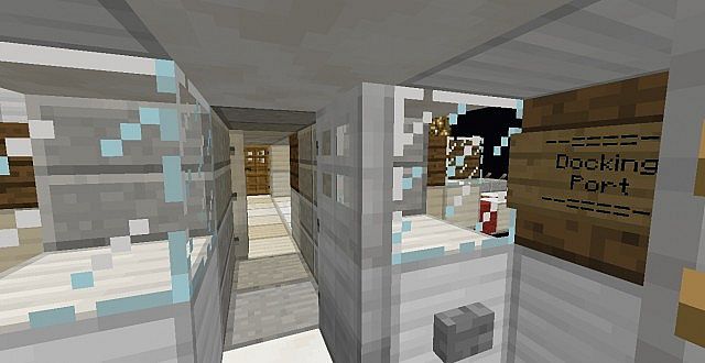 Docking Port with a ship docked.