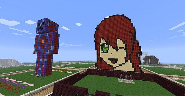 Creative World - Freebuild, using PlotMe