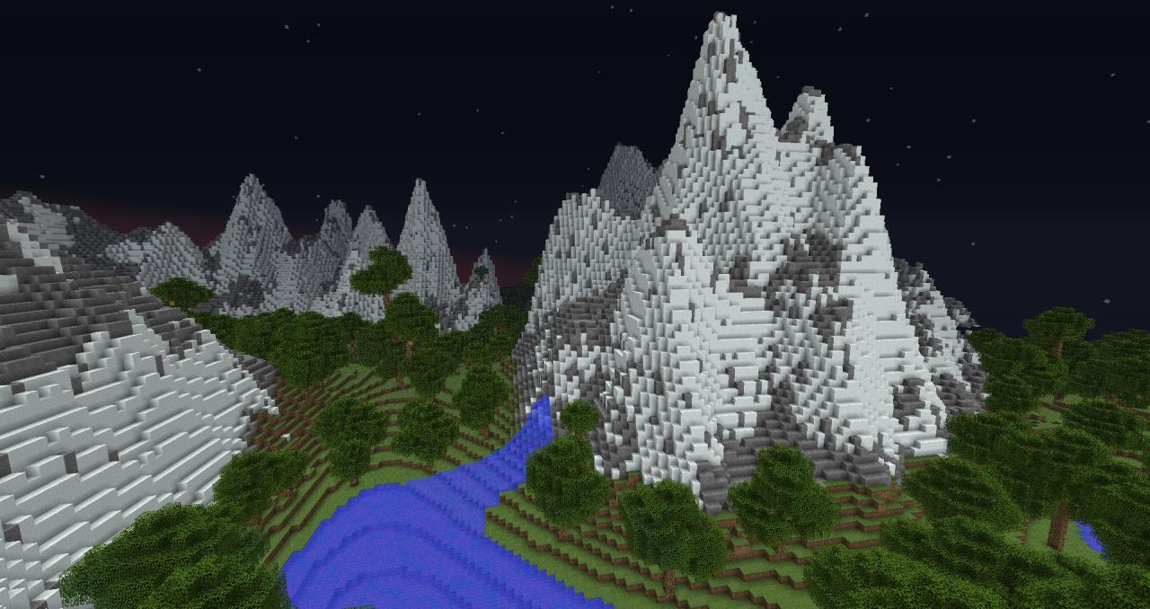 The Snowy Mountains Minecraft Map