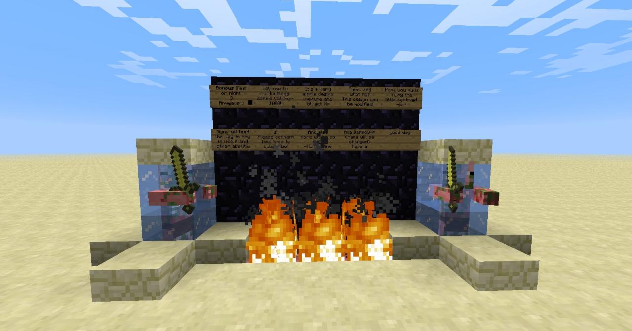 Zombie catcher 1000! Minecraft Map