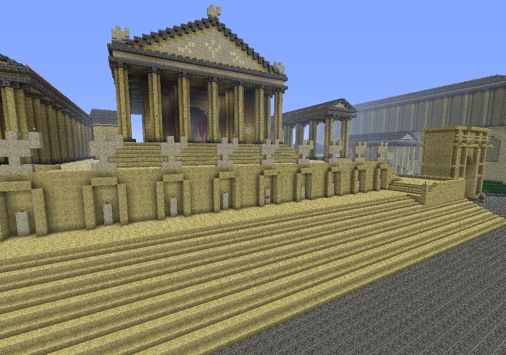The Temple to Venus and Roma Minecraft Map