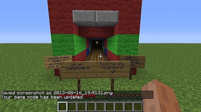 Superspeed jump Minecraft Map