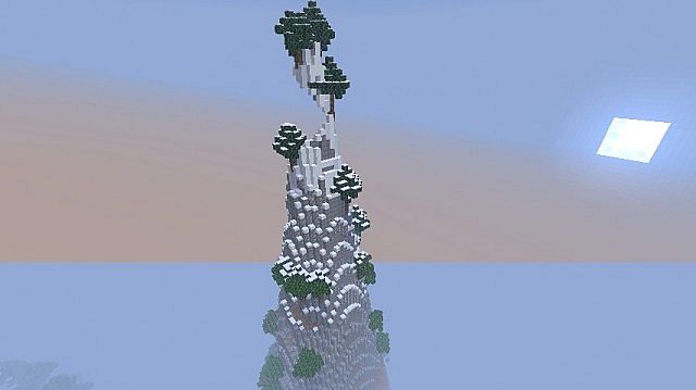 The mountains top part