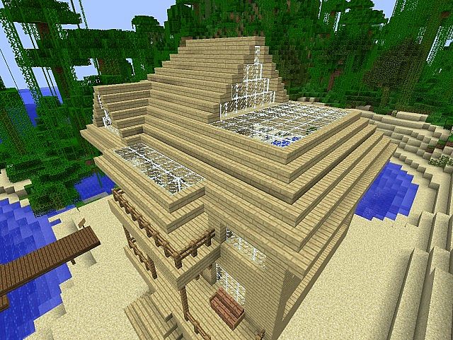 minecraft beach house