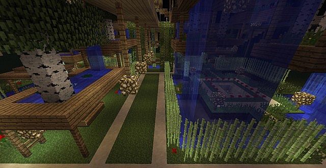 Hanging gardens by night