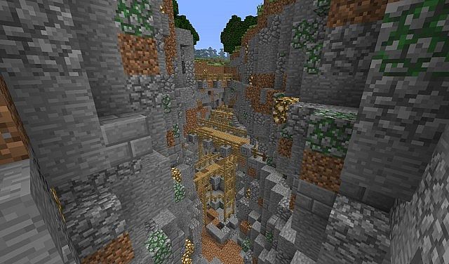Awsome mineshaft Minecraft Map
