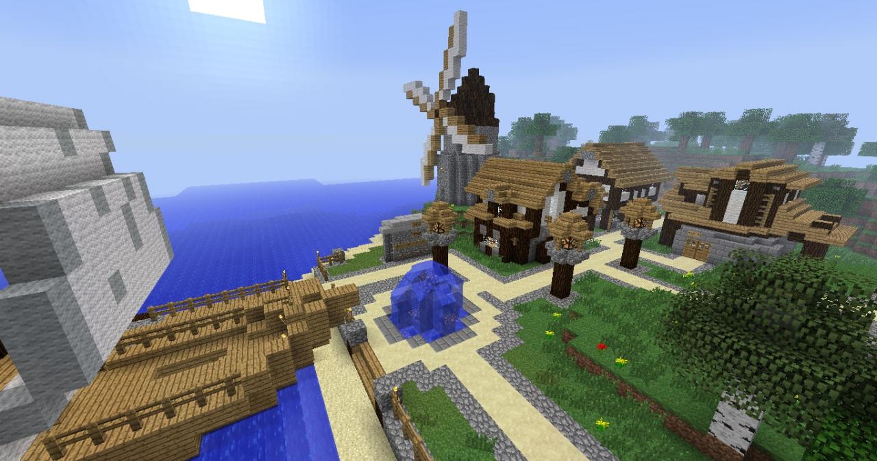 Oak Village Minecraft Map