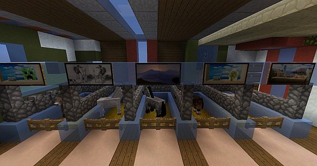 Modern/Eco Horse Stables! (Only for 1.6 and higher) Minecraft Map
