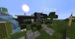 Peace - Simple Modern House Minecraft Map & Project