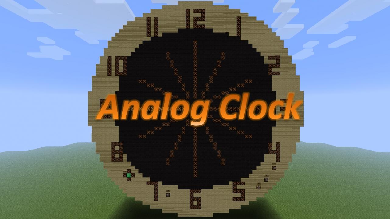 Analog Clock 1.1.4 Minecraft Map