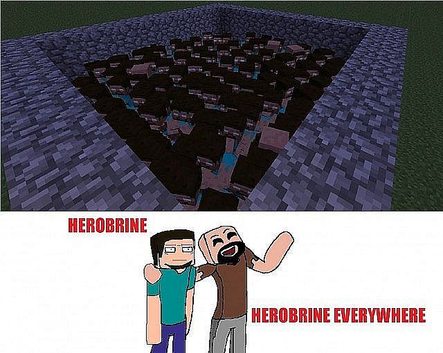 Herobrine...Herobrine Everywhere. By Herobrines Twin