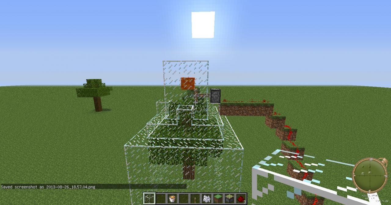 burning trees Minecraft Map