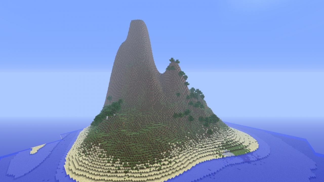 Playable Custom Built Island Minecraft Map