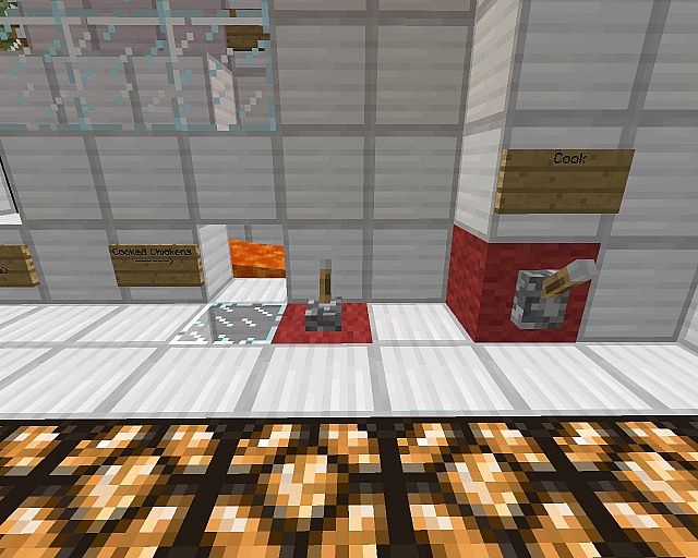 Minecraft Chicken Cooker, Farmer, Breeder, Egg and Feather Farmer 1.6.4