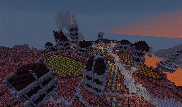 The outer town and wall