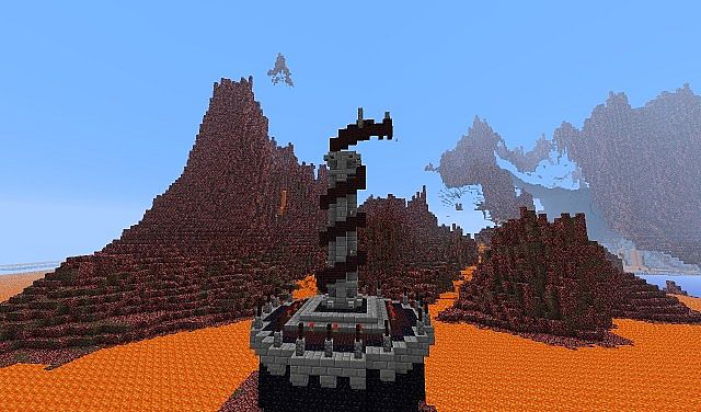 The winding dragon statue, the symbol of the eastern lords.