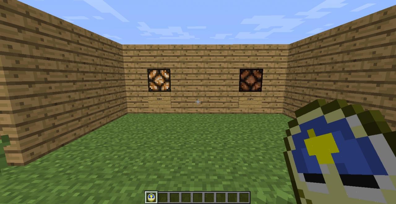 Day ,Night Clock With Lamps Minecraft Map