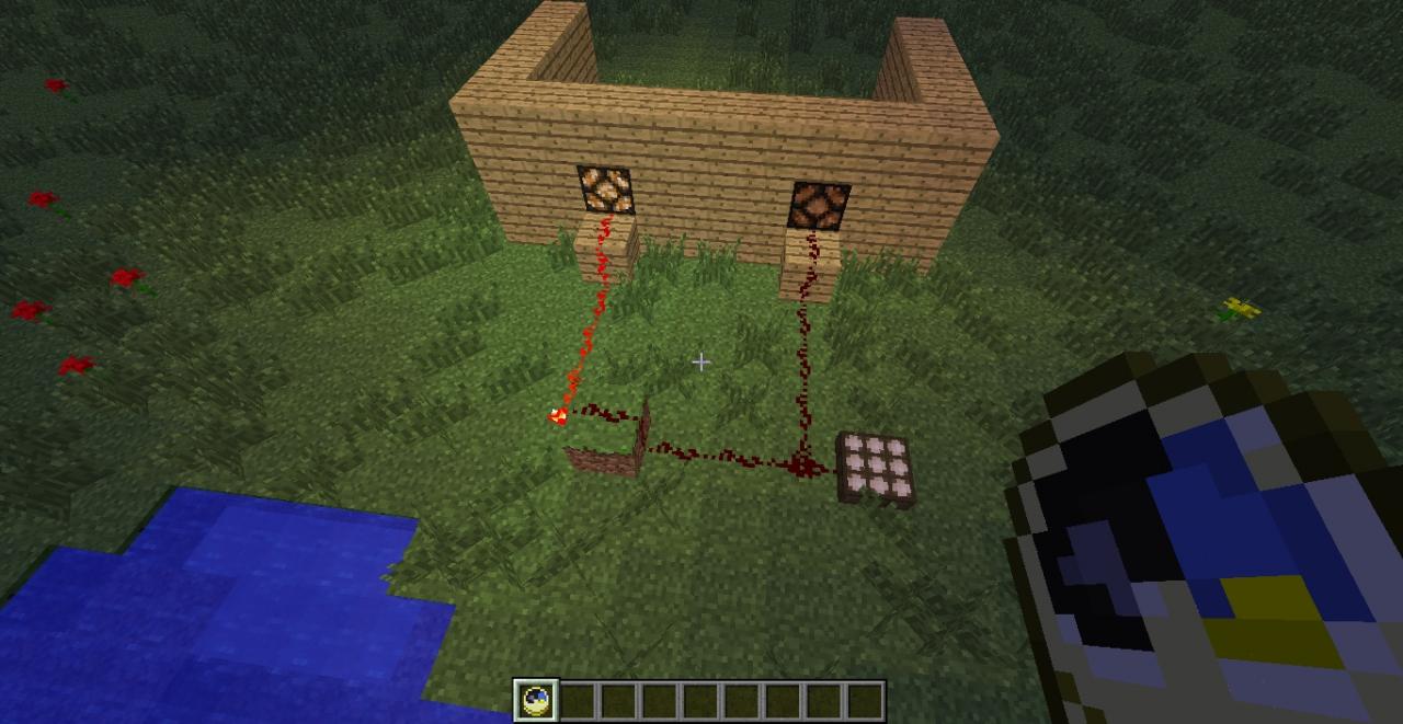 Day ,Night Clock With Lamps Minecraft Map