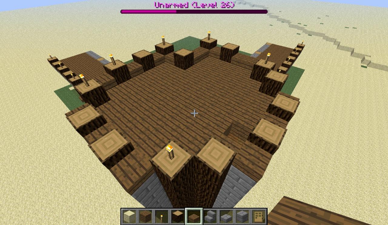 Medieval Castle Wall Tower Minecraft Map