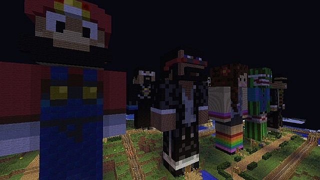 youtuber world Minecraft Map