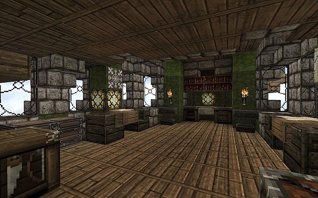 Inside of the SteamPunk Air Ship