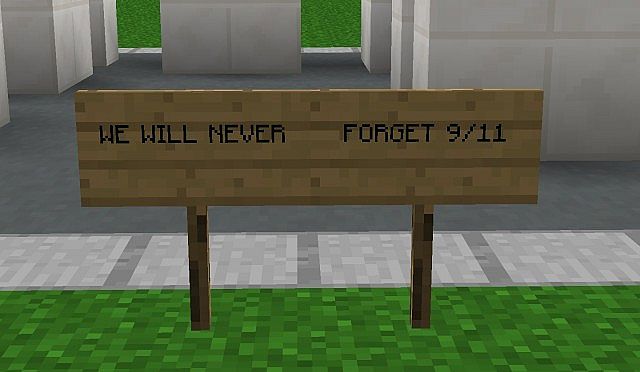 Never forget 9/11 Minecraft Map
