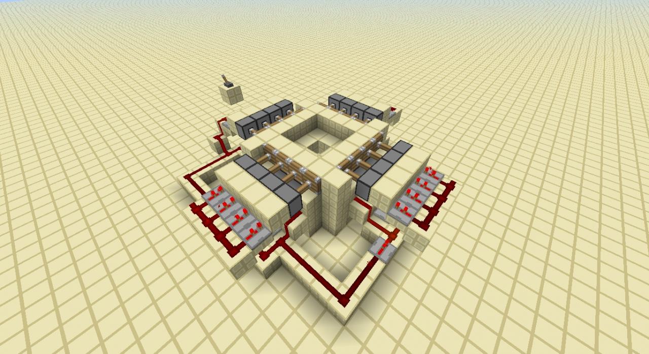 5x5 Funnel trapdoor Minecraft Map
