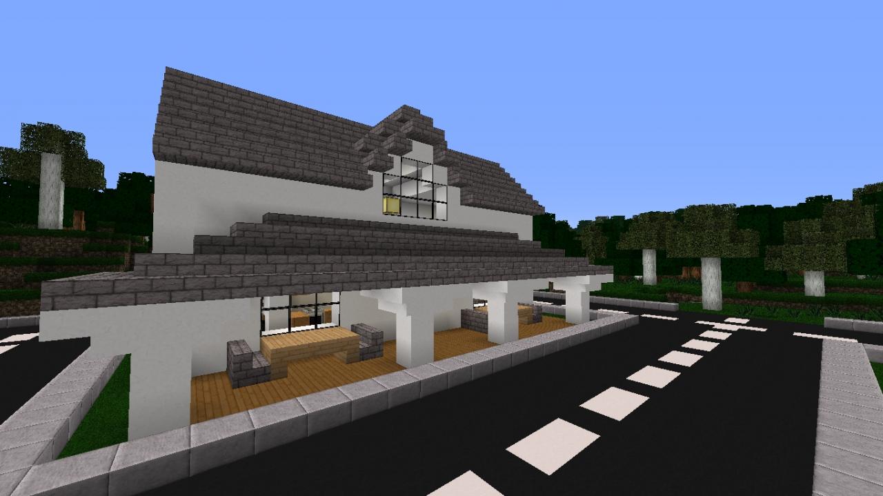 House With Pillars Minecraft Map