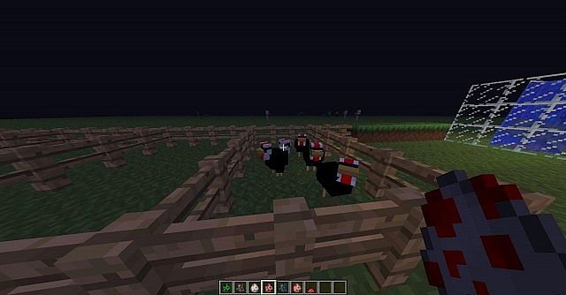 CHICKENS dressed in a suit