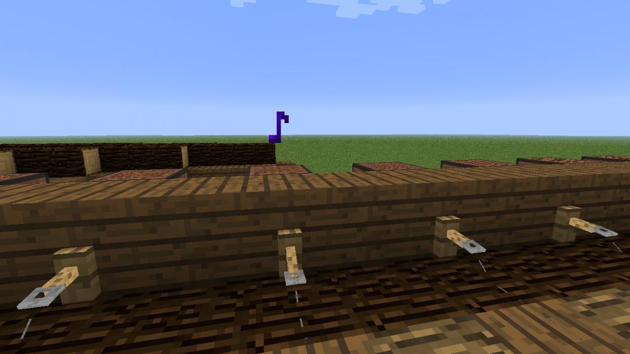 Playable Bass guitar in Minecarft Minecraft Map