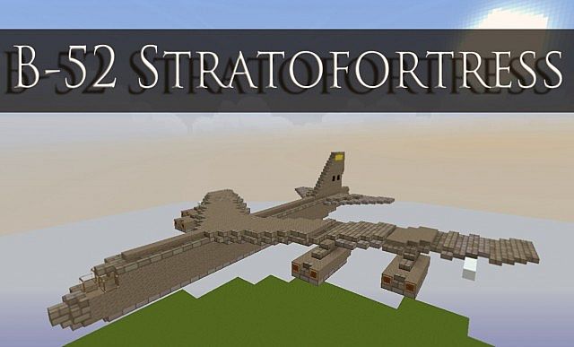 b 52 stratofortress 1 to 1 scale minecraft project