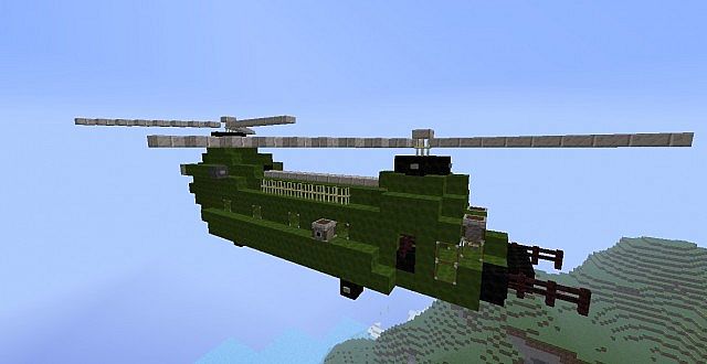 Chinook Helicopter Minecraft Map