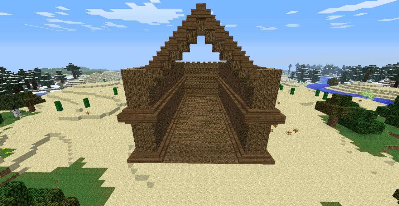 A wooden fort Minecraft Map