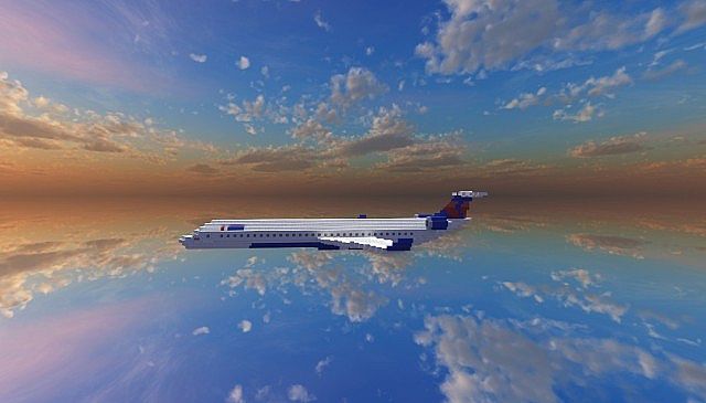 CRJ-1000 Regional Jet Minecraft Map