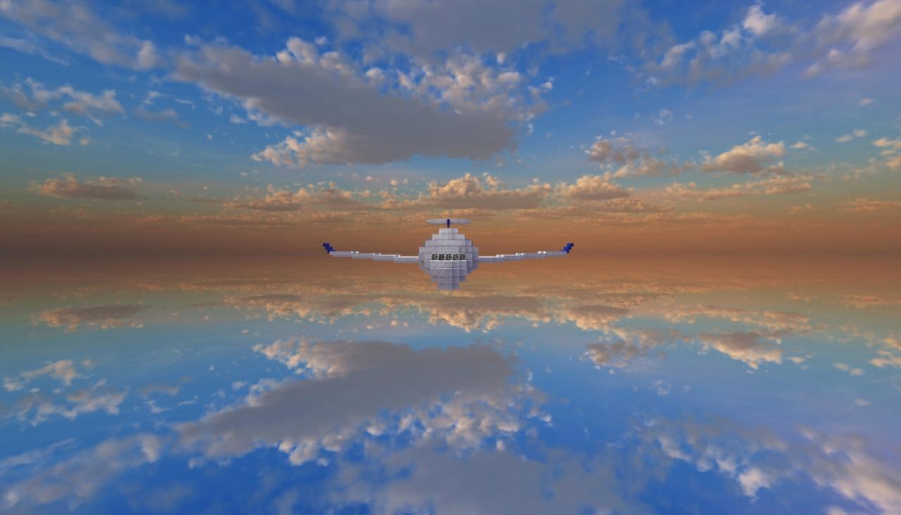 CRJ-1000 Regional Jet Minecraft Map