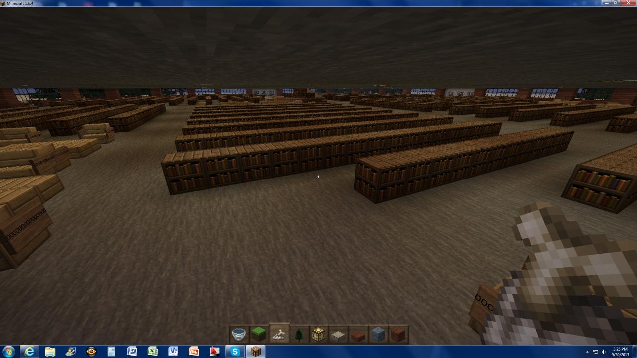 Library Minecraft Map