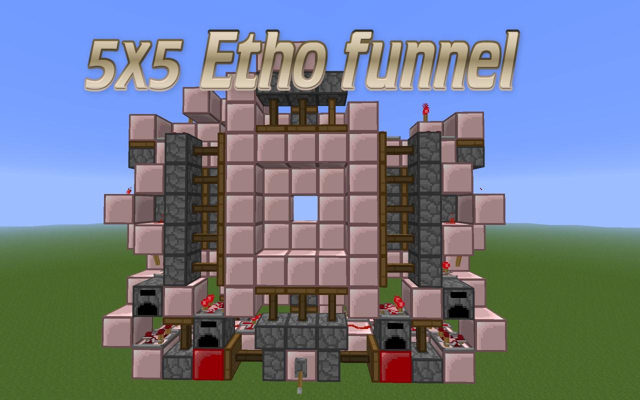 5x5 Etho Funnel Minecraft Map