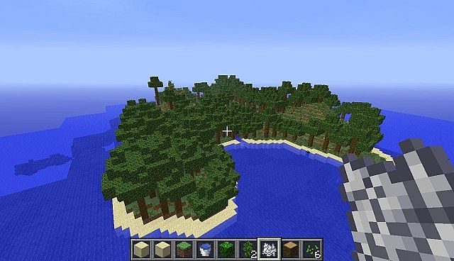 The island Minecraft Map