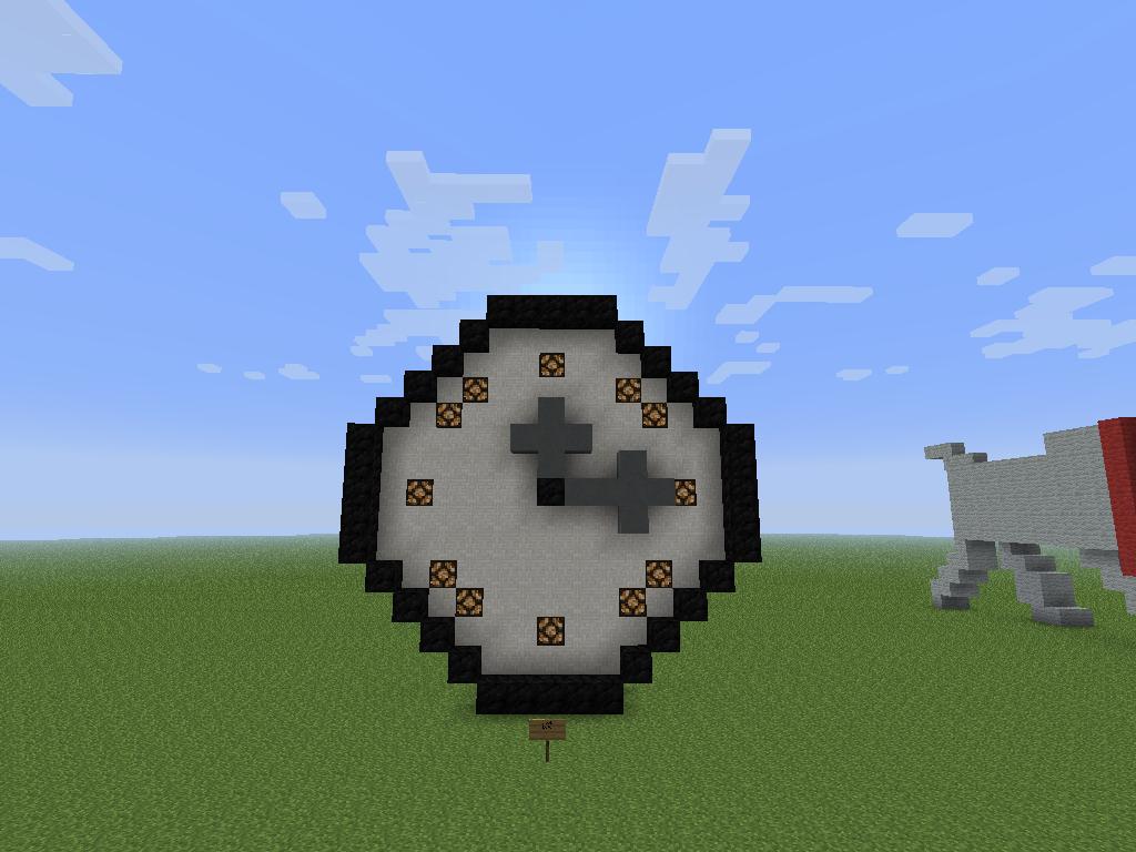 3d art clock Minecraft Map