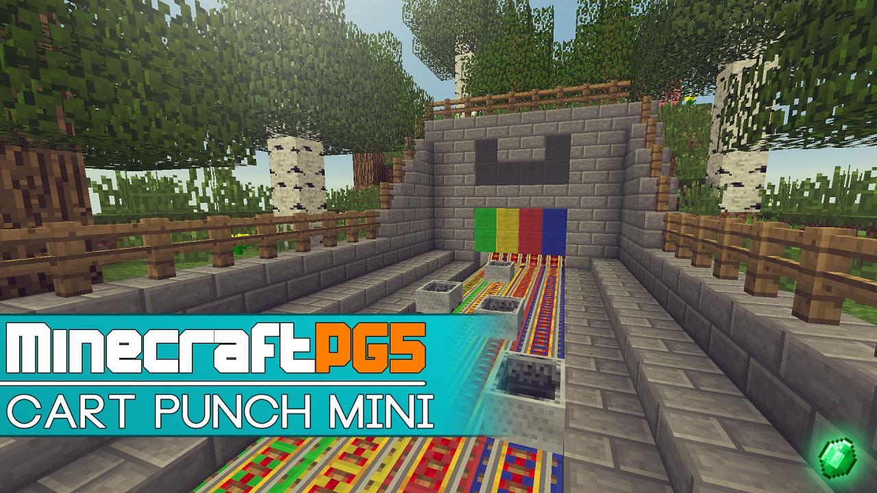 [Mini Game] Cart Punch Minecraft 1.7 Snapshot Minecraft Project