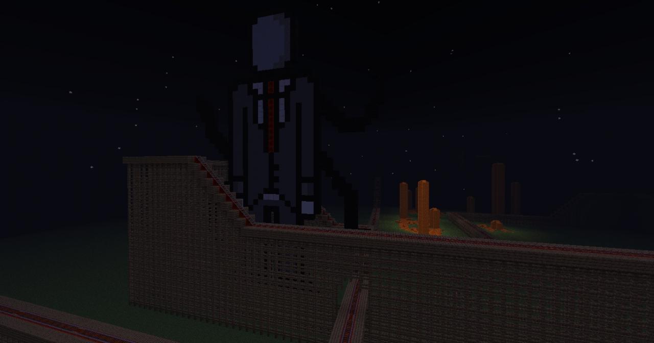 Halloween twist on the original roller coaster Minecraft Map
