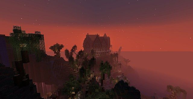 Mist near the villa...