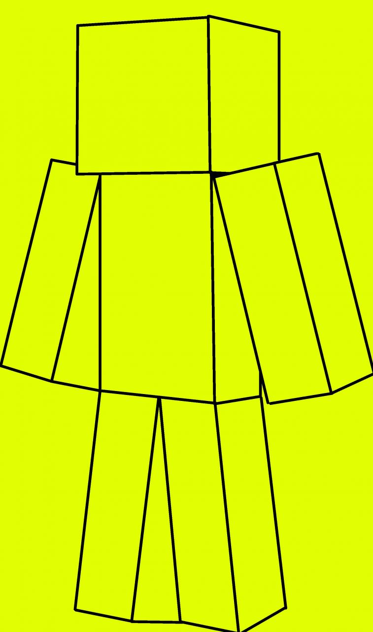 Minecraft Blank Skin Template